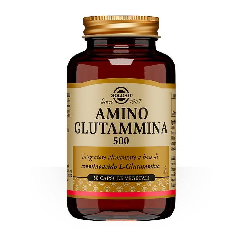 Solgar Vegetarian Glutamine Amino Acid 500mg - 50 Capsule