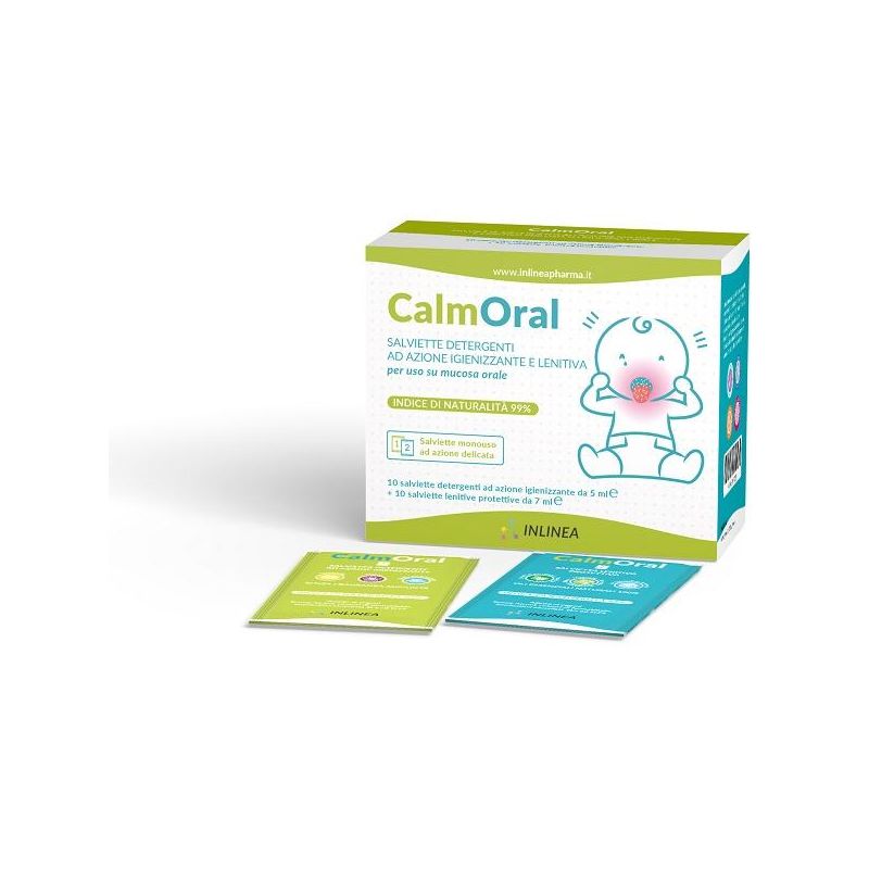 Calmoral Kit di Salviette Detergenti e Lenitive - 20 Pezzi