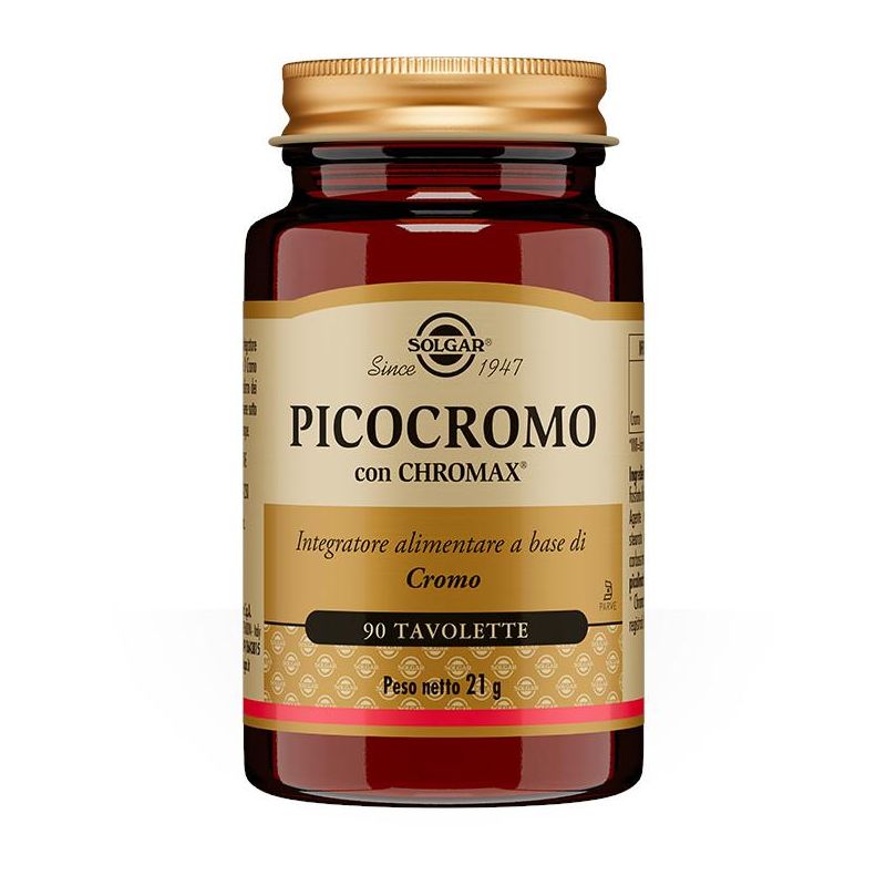 Solgar Picocromo - Integratore Alimentare, 90 Tavolette