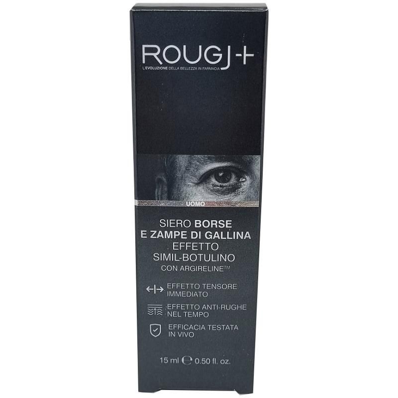 Rougj Siero per Uomo - Trattamento per Borse e Zampe di Gallina, 15ml