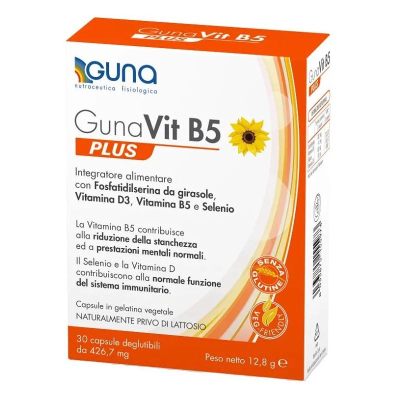 Gunavit B5 Plus Supplemento Vitamine - 30 Capsule