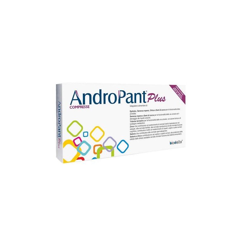 AndroPant Plus - Integratore di 30 Compresse per Uomo