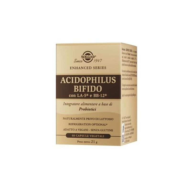 Acidophilus Bifido - 60 Capsule Vegetali per Salute Digestiva