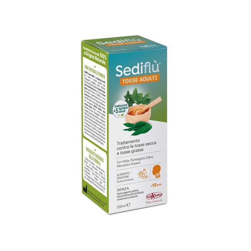 Sediflu' Sciroppo per la Tosse per Adulti - 150ml