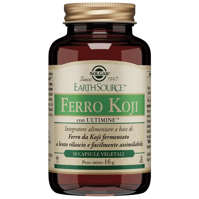 Solgar Ferro Koji Vegetariano - Pacco da 30 Capsule