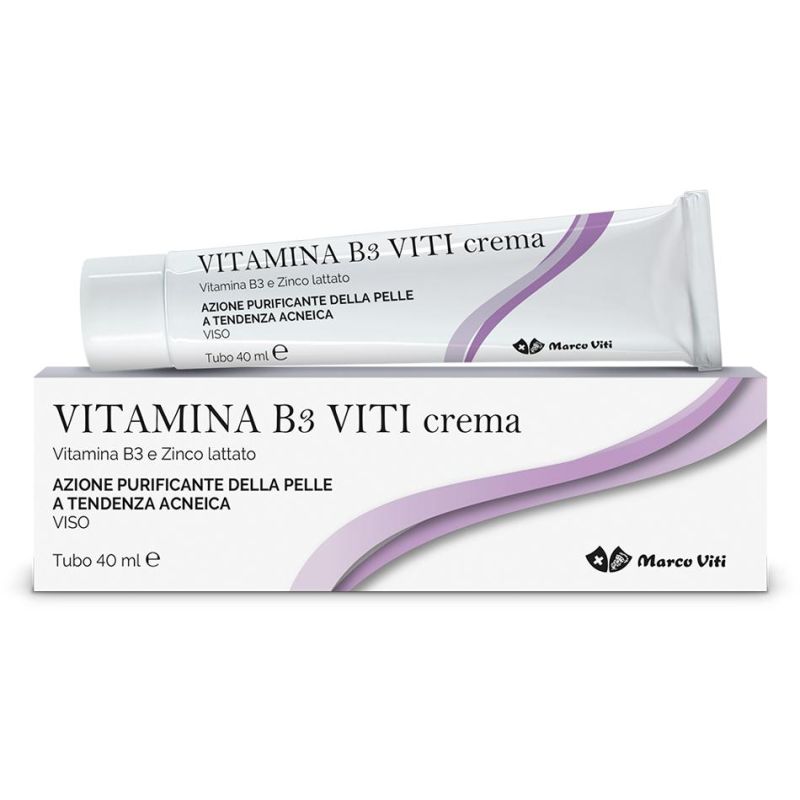 Marco Viti Crema Viso con Vitamina B3 per Pelle Acneica 40ml