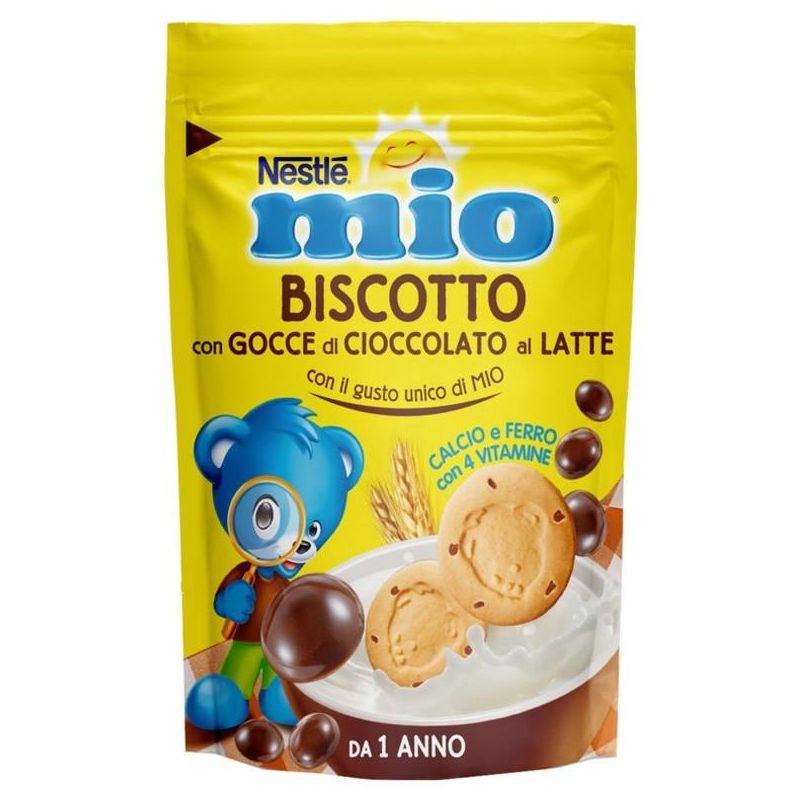 Nestl√® Mio Biscotto: Gocce di Cioccolato al Latte, 150g - Adatto per Bambini da 1 Anno in su