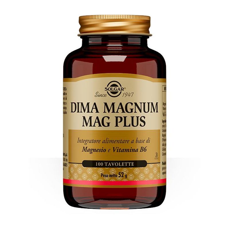 Solgar Dima Magnum Mag Plus 00 - Integratore alimentare in Tavolette