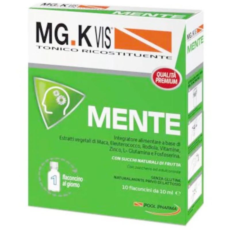 Mgk Vis - Tonico Ricostituente per la Mente - 10 Flaconcini da 10ml