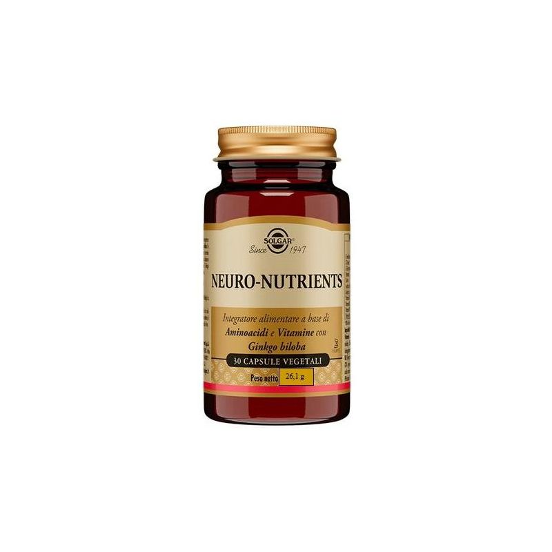 Solgar Neuro-Nutrienti 30 Capsule Vegetali