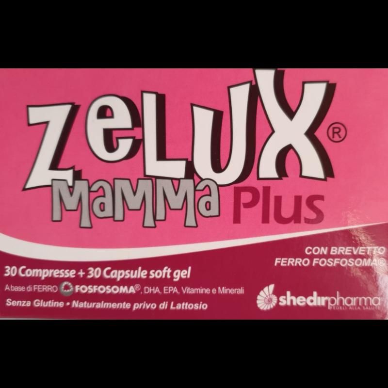 Zelux Mamma Plus - 30 Compresse Multivitaminiche e 30 Soft Gel Capsule