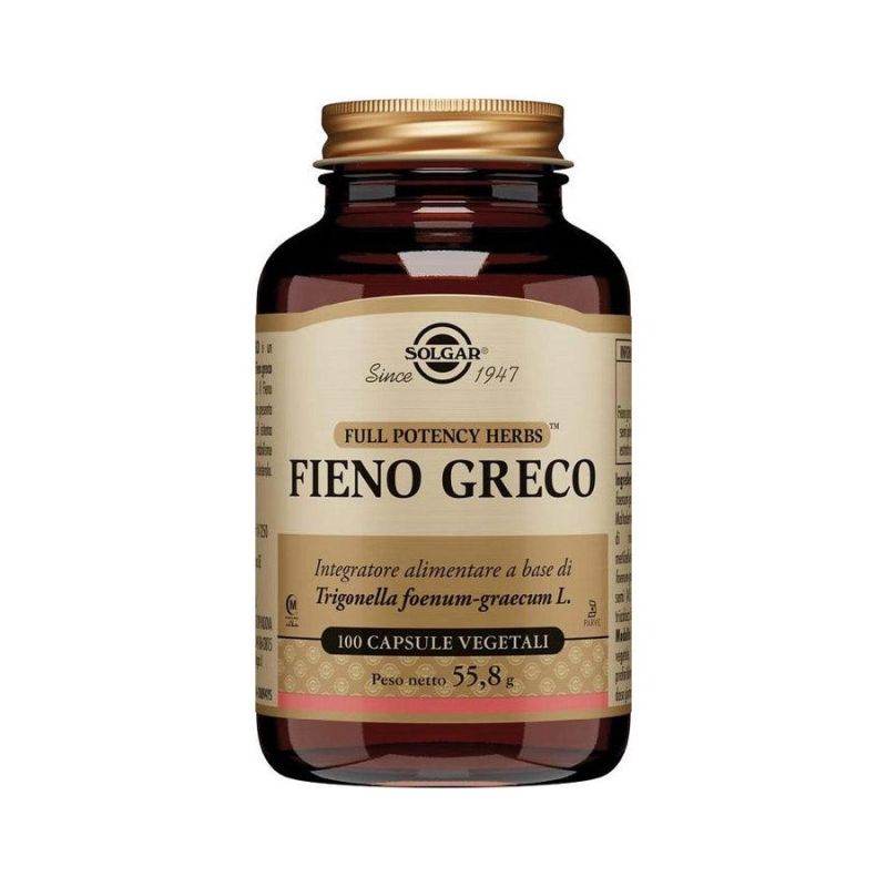 Solgar Fenugreek 100 Capsule Vegetali