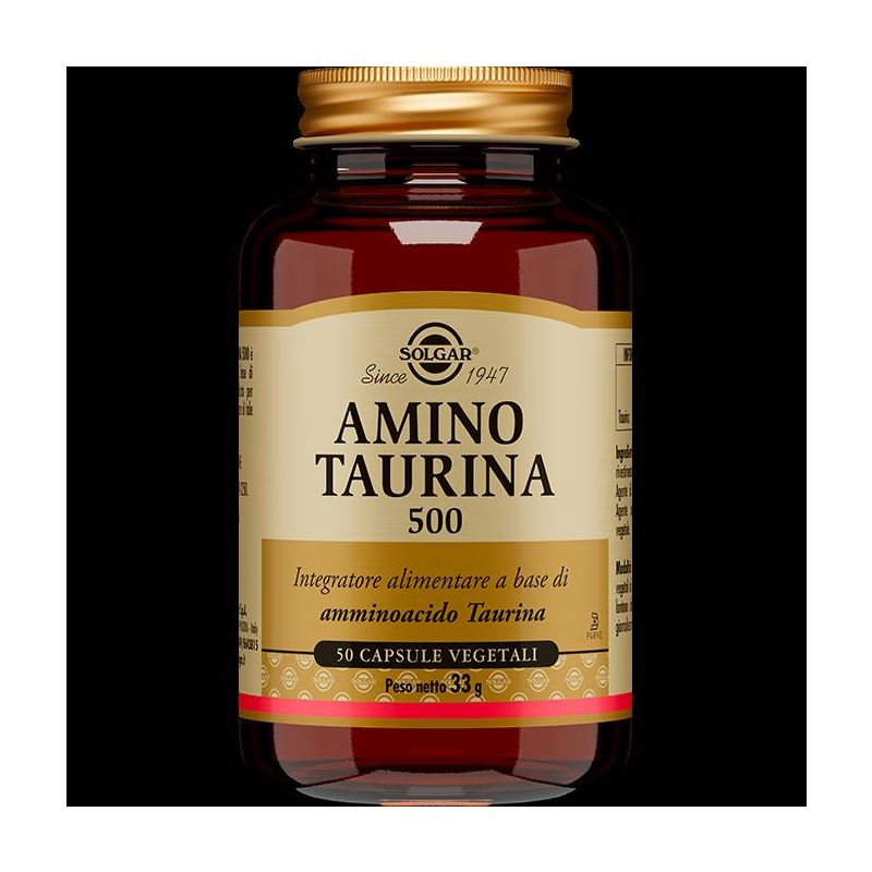 Solgar Taurine Amino Acid Supplement 500mg 50 Capsule