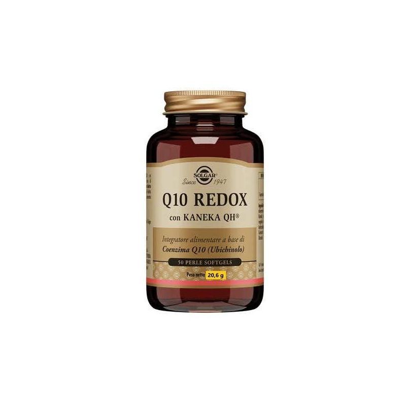 Solgar CoQ10 Redox 50 Softgel Pearls - Supplemento Antiossidante