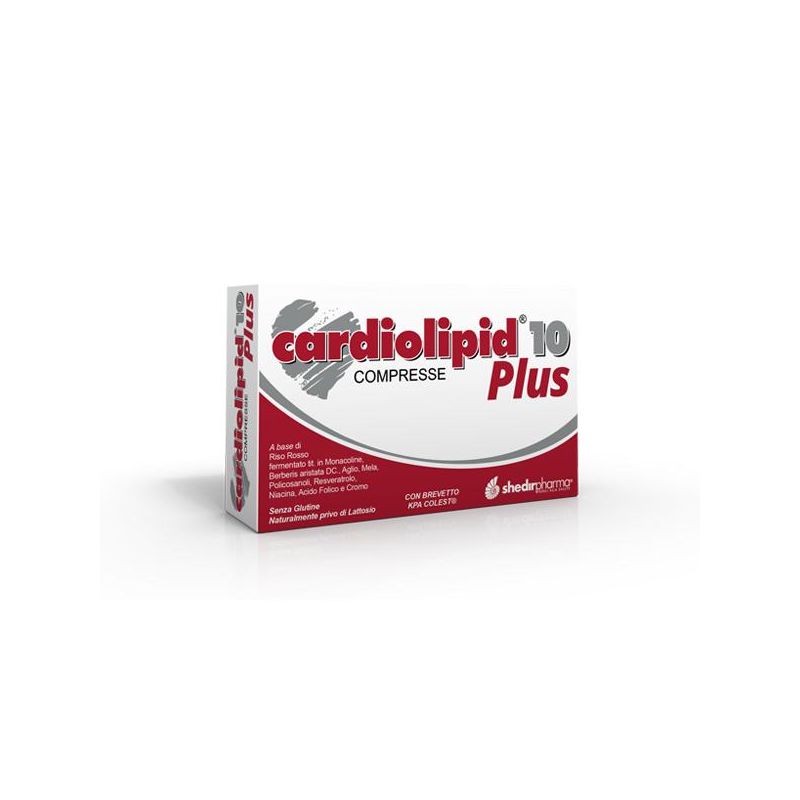 Cardiolipid Plus 10 - Integratore Cardiaco con 30 Compresse