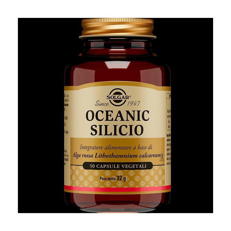 Solgar Silicio Oceanico Vegetale - 50 Capsule