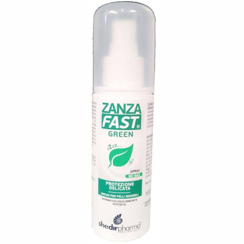 Zanza Fast Green - Spray Antizanzare, 100ml