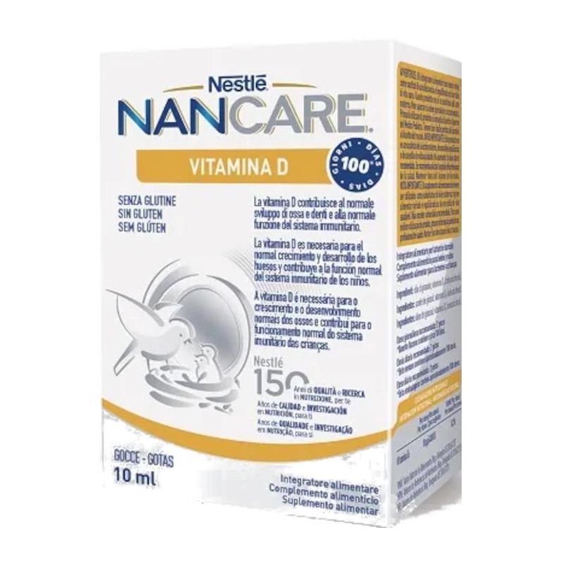 Nestl Nancare Vitamina D - Integratore in Gocce, 10ml
