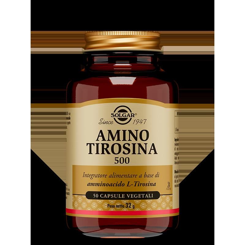 Solgar Tirosina Amino 500 - 50 Capsule Vegetali