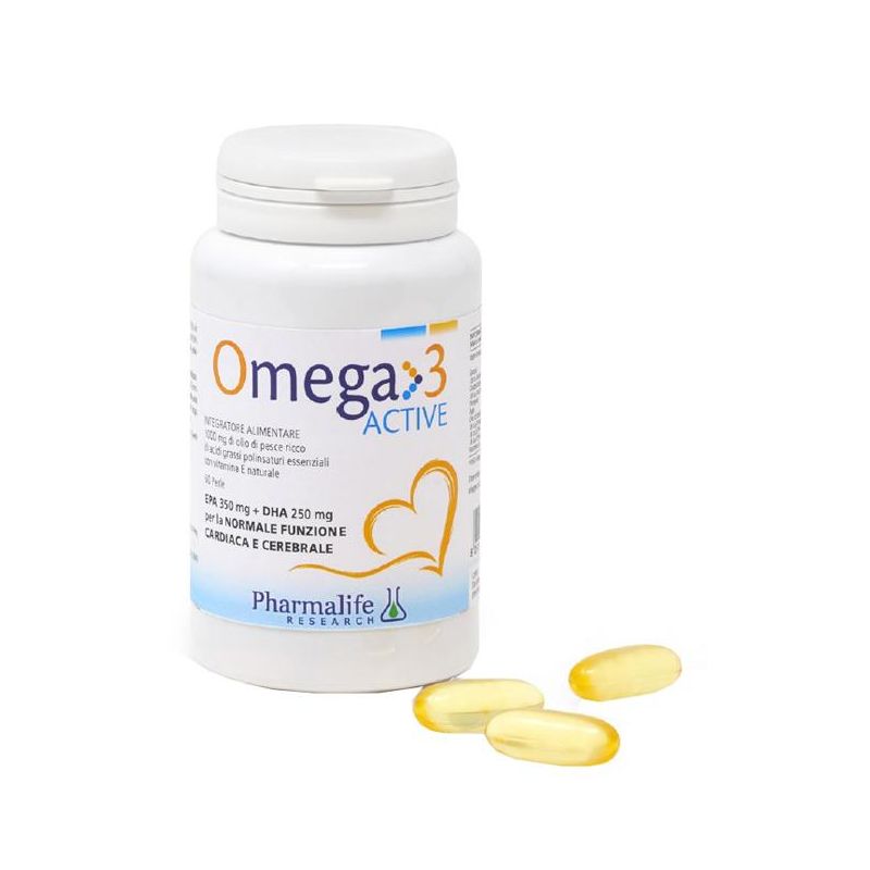 Omega 3 Active con 60 Capsule per il Benessere
