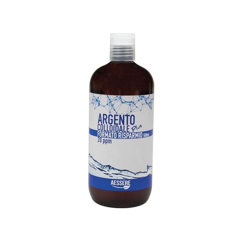 Argento Colloidale Plus Avanzato 20ppm - Flacone da 500ml