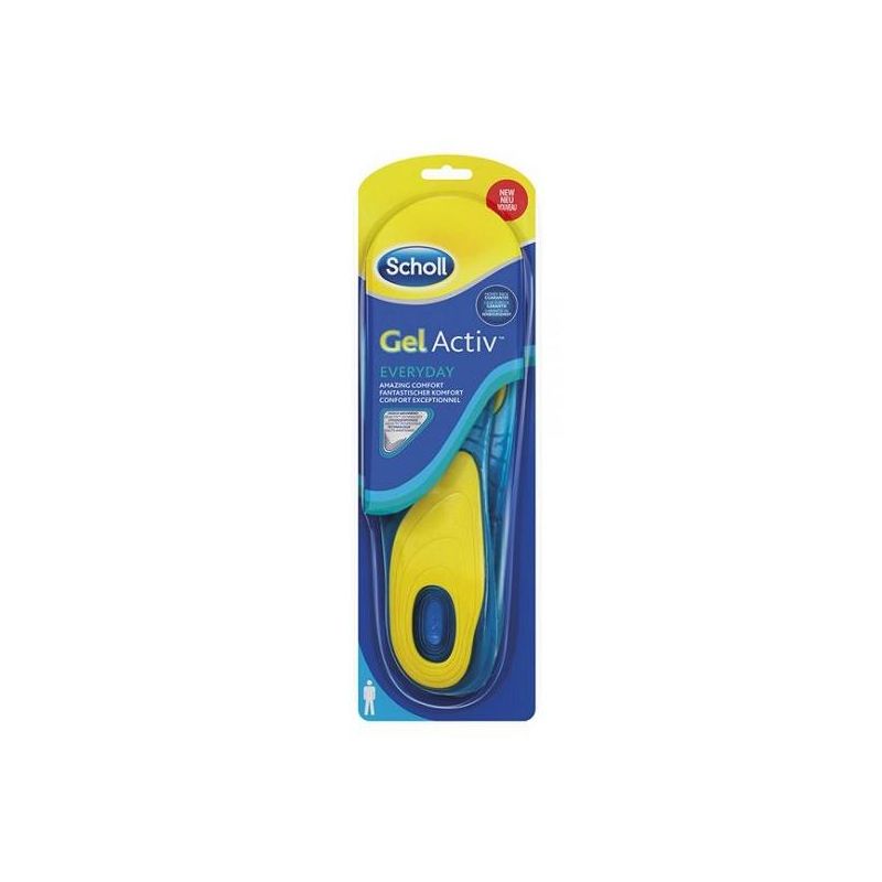 Solette Gel Activ Everyday di Scholl per Uomo, Taglia 42-46.5