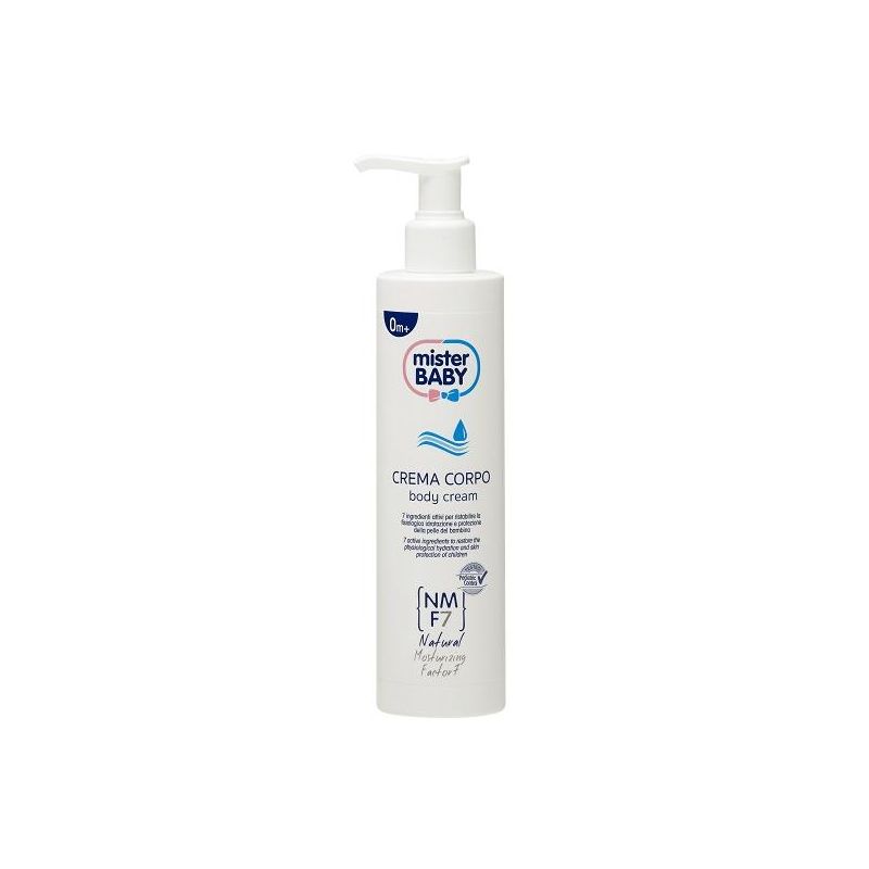 Mister Baby Crema Idratante Corpo per Neonati, 0+ Mesi, 250ml