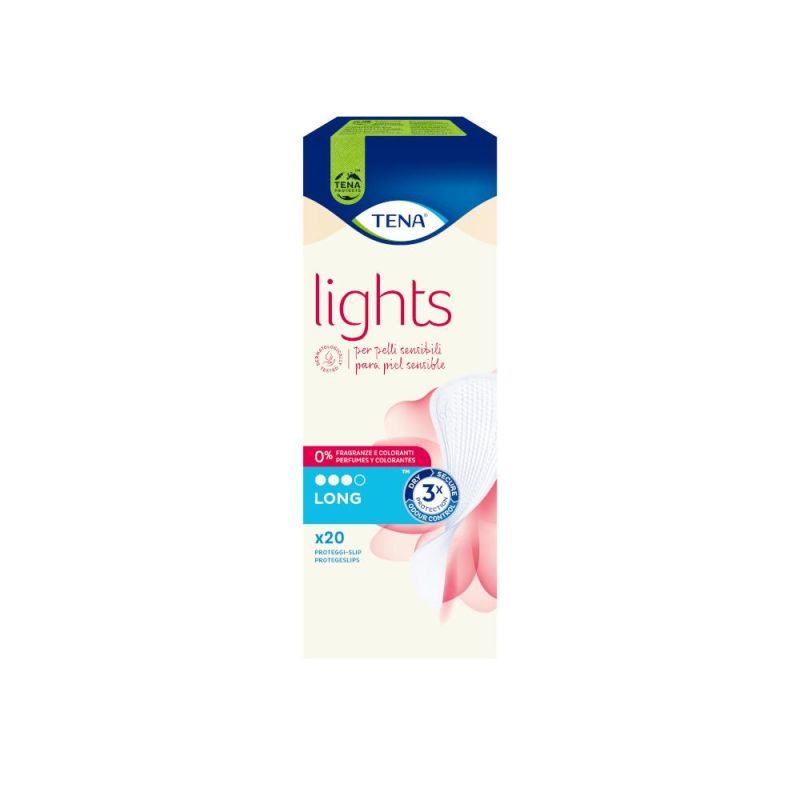 Lights By Tena - Proteggi-Slip Allungati - Confezione da 20 Pezzi