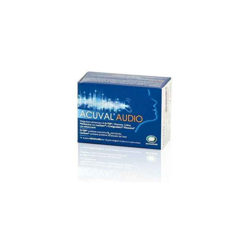 Acuval Audio - Pacco di 14 Buste orosolubile 1,8 gr