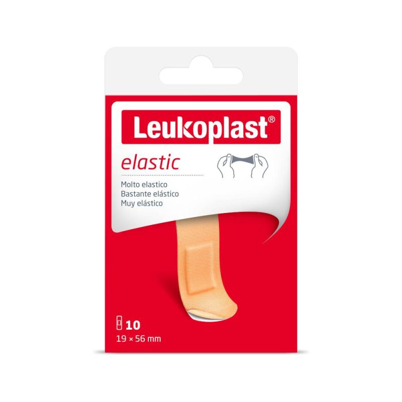 Leukoplast Elastic Bendaggi Elastici 19x56mm - Confezione da 10 Pezzi