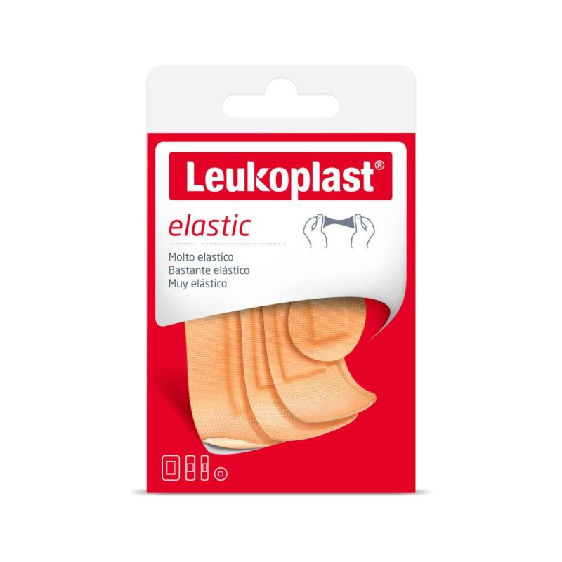Leukoplast Elastic - Pacchetto da 40 Pezzi in 4 Misure Assortite