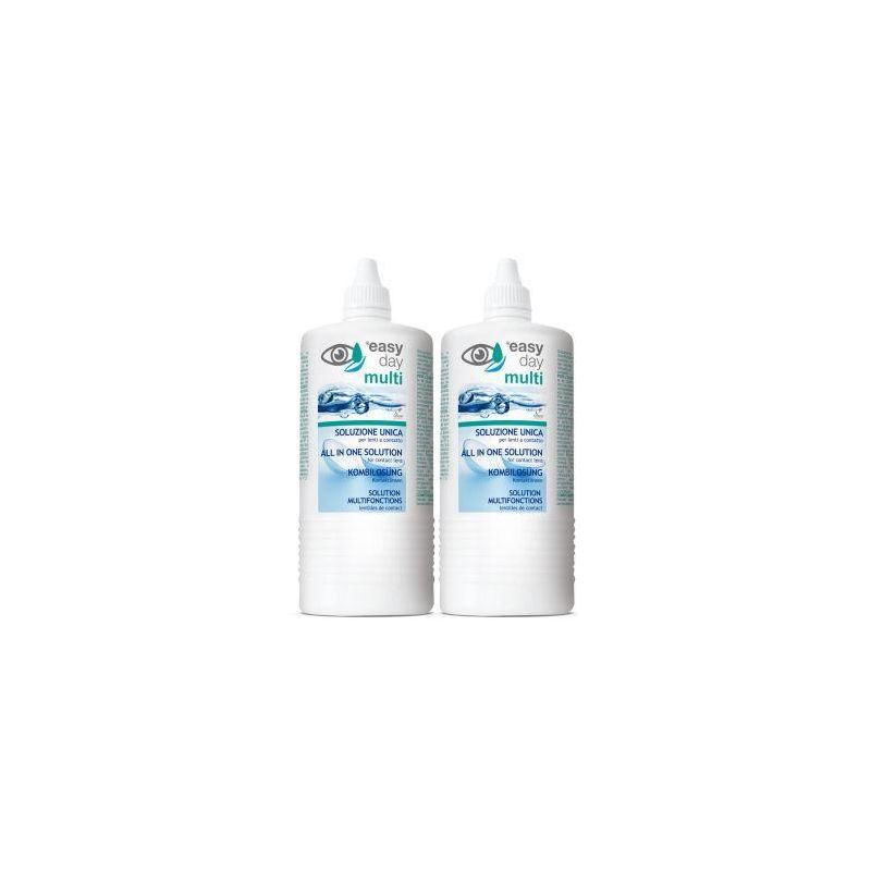 Easyday Detergente Multifunzione per Lenti a Contatto, 2x360ml