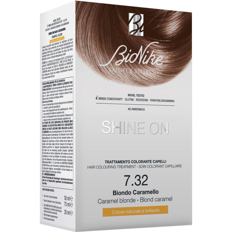 Bionike Shine On Biondo Caramello 7.32 Tinta per Capelli