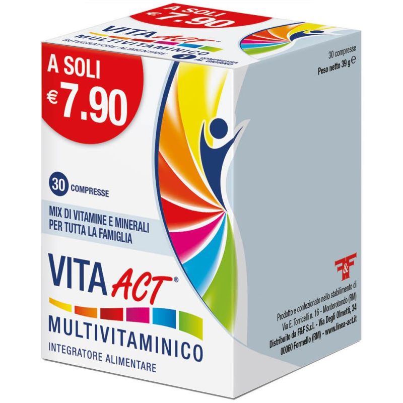 Vita Act Multivitaminico - Integratore di 30 Compresse