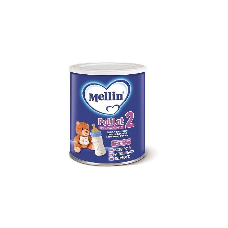 Mellin Polilat 2 - Latte in Polvere per Bambini, 400g