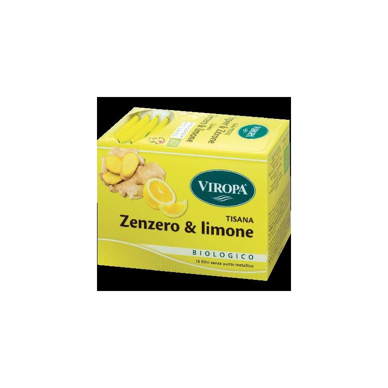 Viropa Tisana Biologica con Zenzero e Limone - 15 Filtri