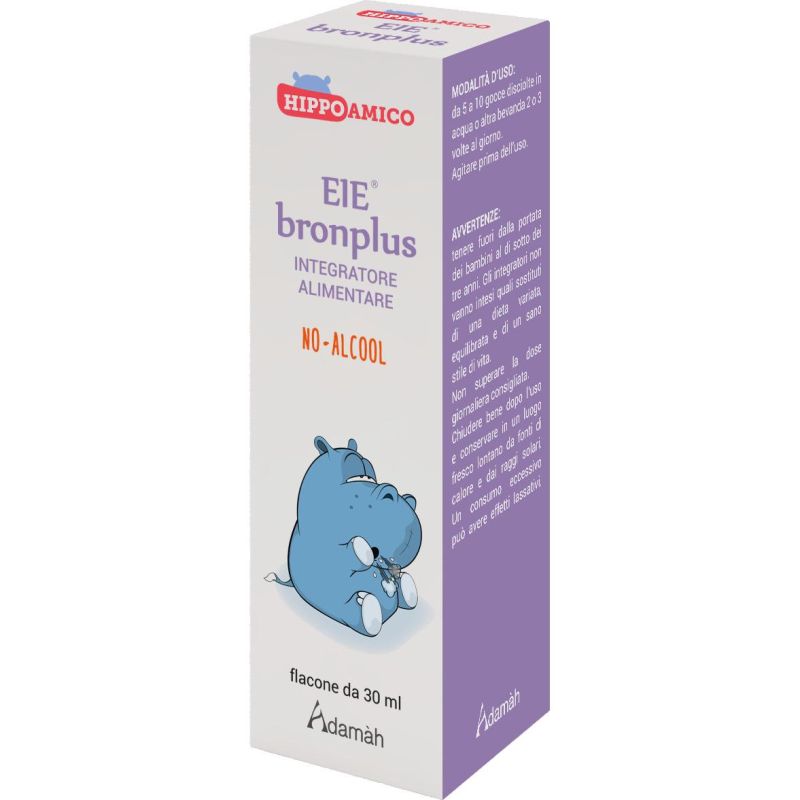 Adamah Eie Bronplus - Integratore Liquido per le Vie Respiratorie, 30ml