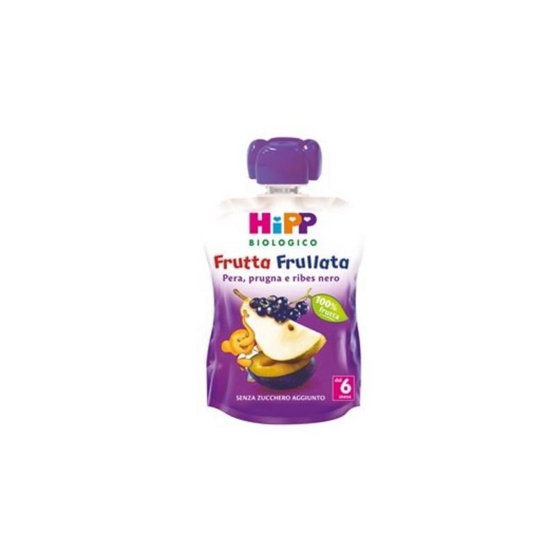 Hipp Bio Purea di Frutta Pera, Prugna e Ribes 90g