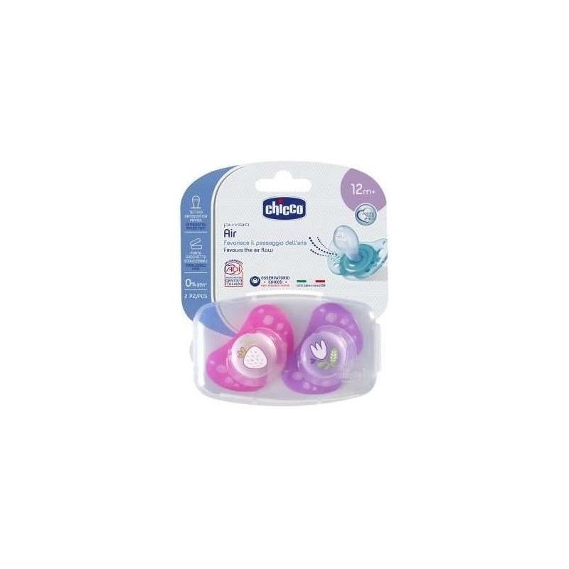 Chicco Air Boy 12+ Succhietti in Silicone, Confezione da 2