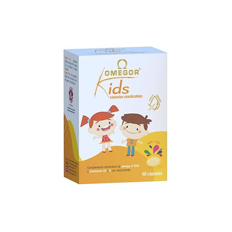 Masticabili Omegor Kids - 60 Capsule Salutari per Bambini