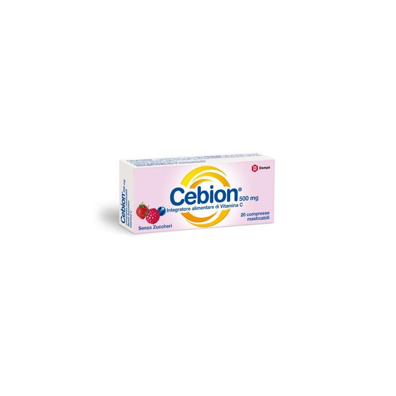 Cebion Vitamina C Masticabile Senza Zucchero - 20 Compresse