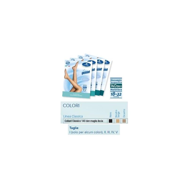 Collant Nero 140 Denari Taglia 3 in Maglia Liscia da Sauber