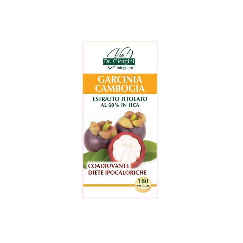 Estratto di Garcinia Cambogia Titolato - 180 Pastiglie