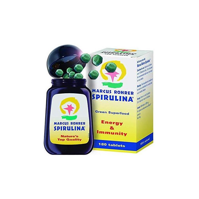 Marcus Rohrer Spirulina Alga Nutrizionale, 180 Compresse