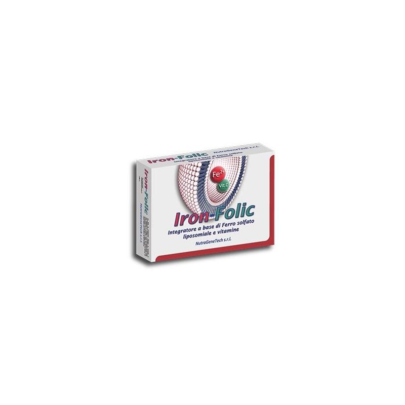 Integratore di Ferro e Acido Folico - 30 Capsule