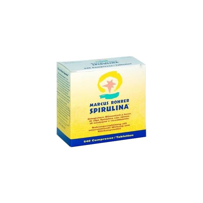 Marcus Rohrer Spirulina - Set di 3 Ricariche con 180 Compresse Ciascuna