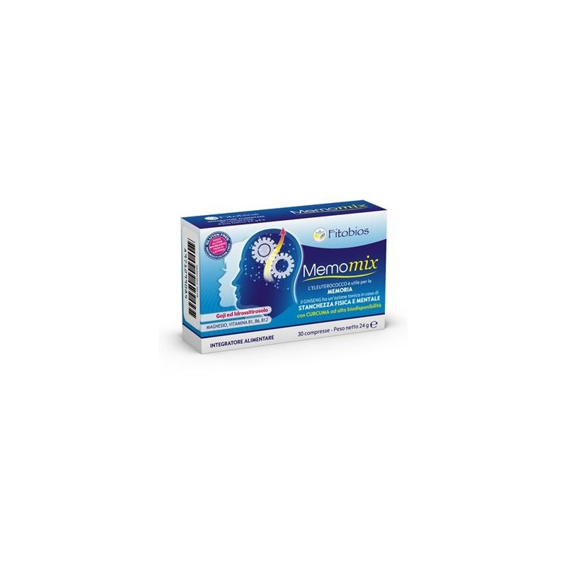 Fitobios Memomix: Integratore Naturale da 30 Compresse per la Memoria