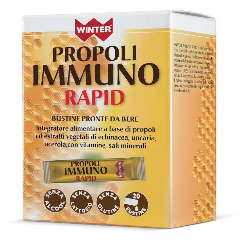 Propoli Immuno Rapid - Bustine Energizzanti per il Sistema Immunitario
