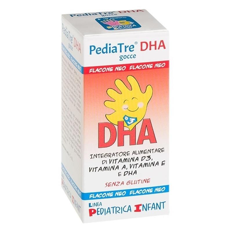 Pediatre DHA Gocce - Supplemento di DHA per Bambini - 5ml