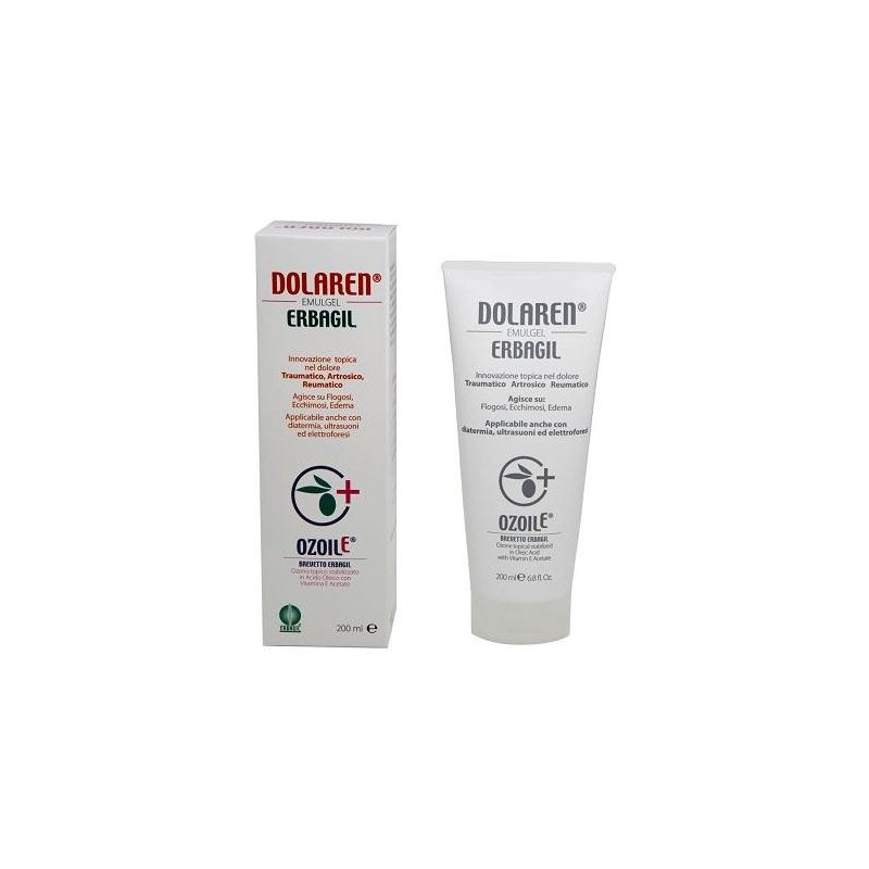 Erbagil Dolaren Emulgel - Gel Rilassante per Dolore Muscolare, 200ml
